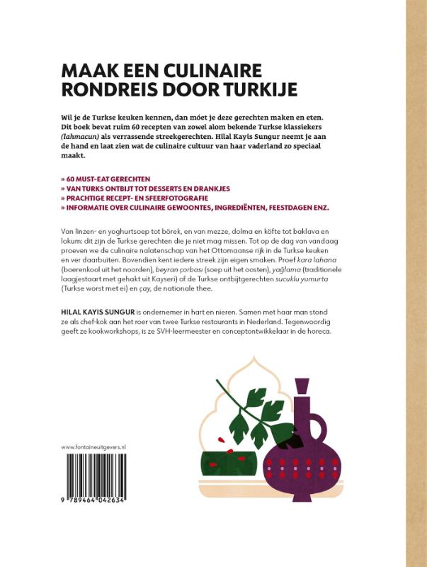 Achterkant van Het lekkerste uit Turkije