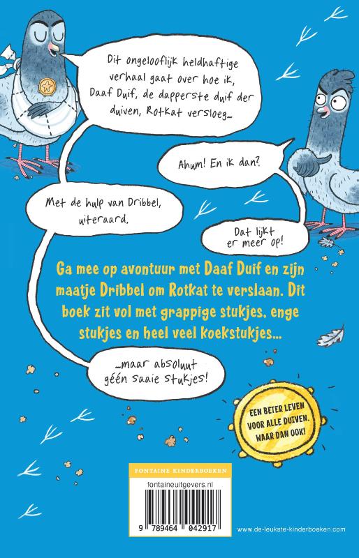 Achterkant van Daaf Duif