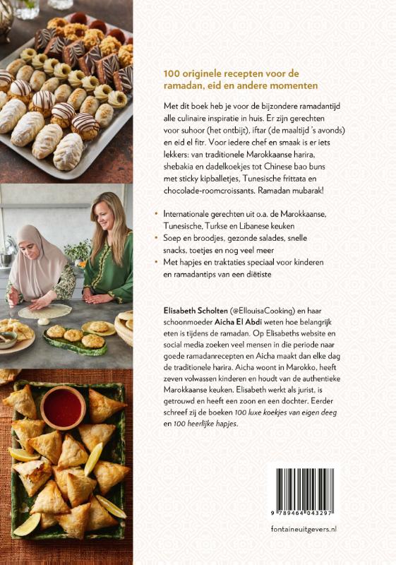 Achterkant van 100 ramadanrecepten
