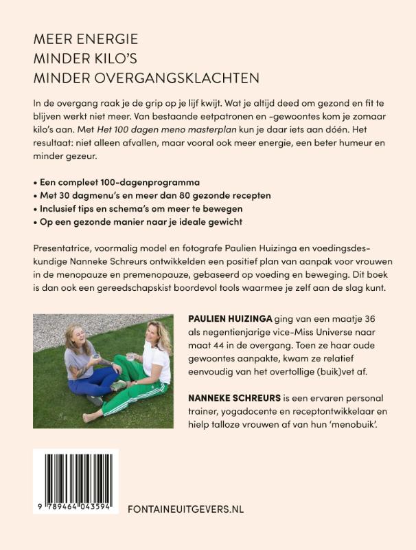 Achterkant van Het 100 dagen meno masterplan