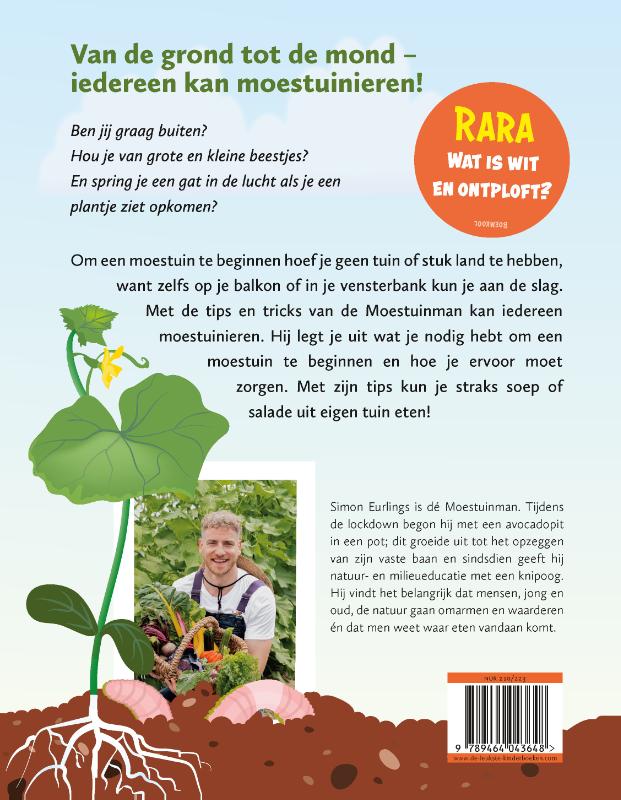 Achterkant van De Moestuinman