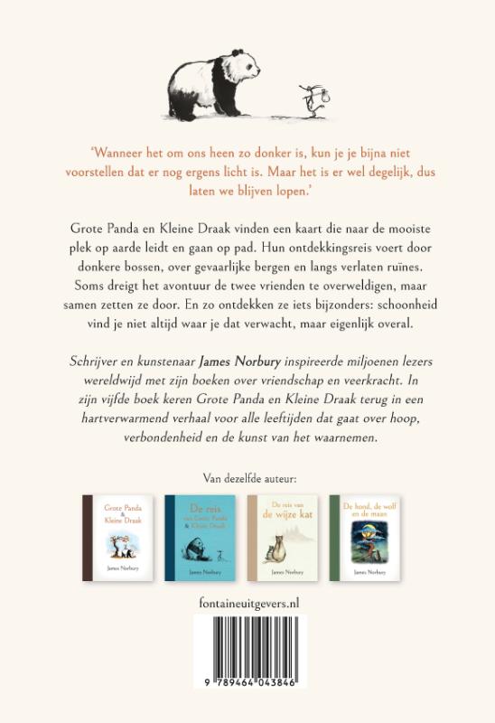 Achterkant van Grote Panda & Kleine Draak - De mooiste plek op aarde