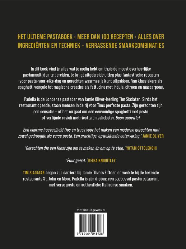 Achterkant van Padella