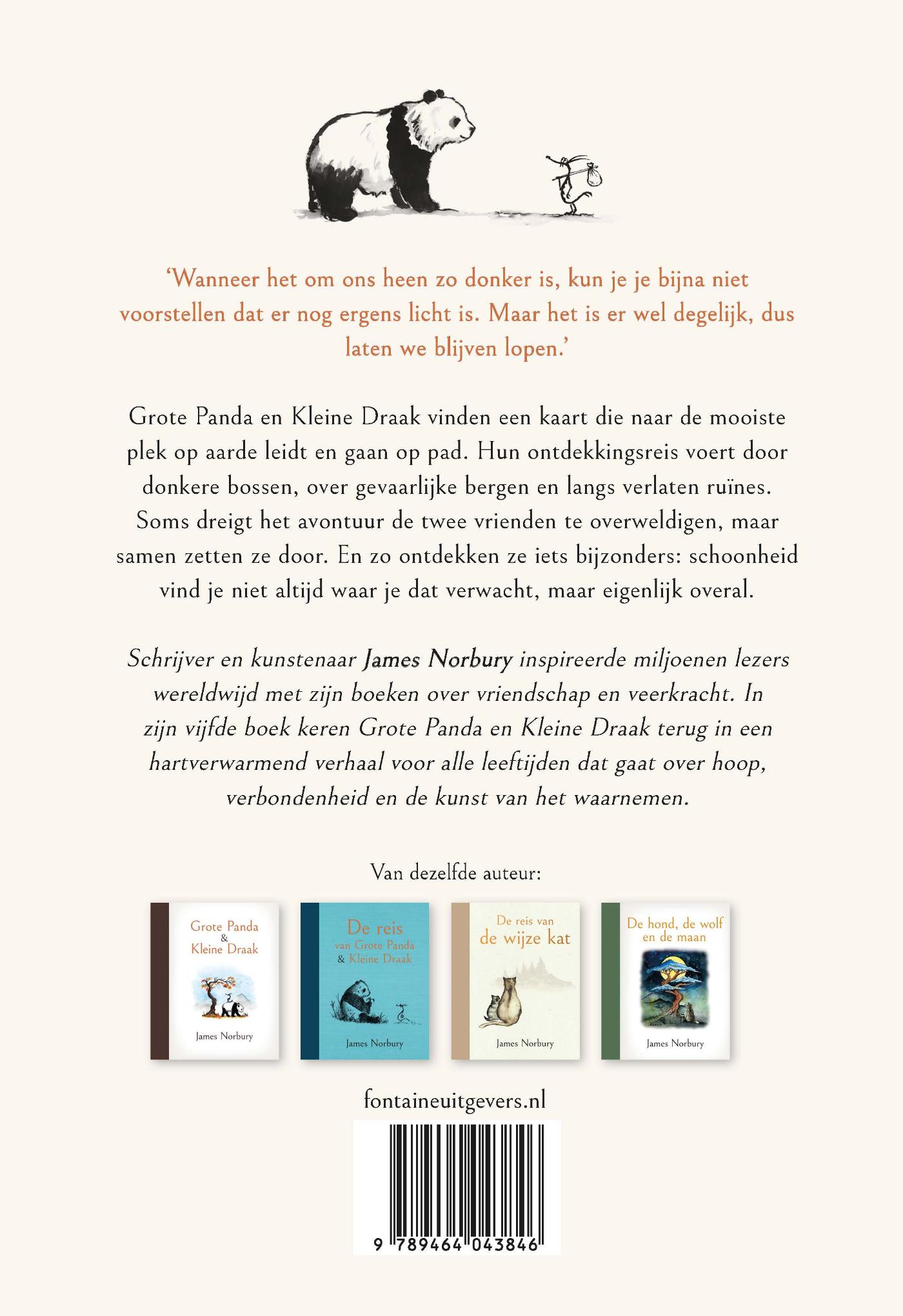 Achterkant van Grote Panda & Kleine Draak - De mooiste plek op aarde