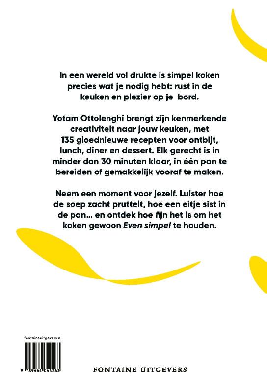 Achterkant van Even simpel