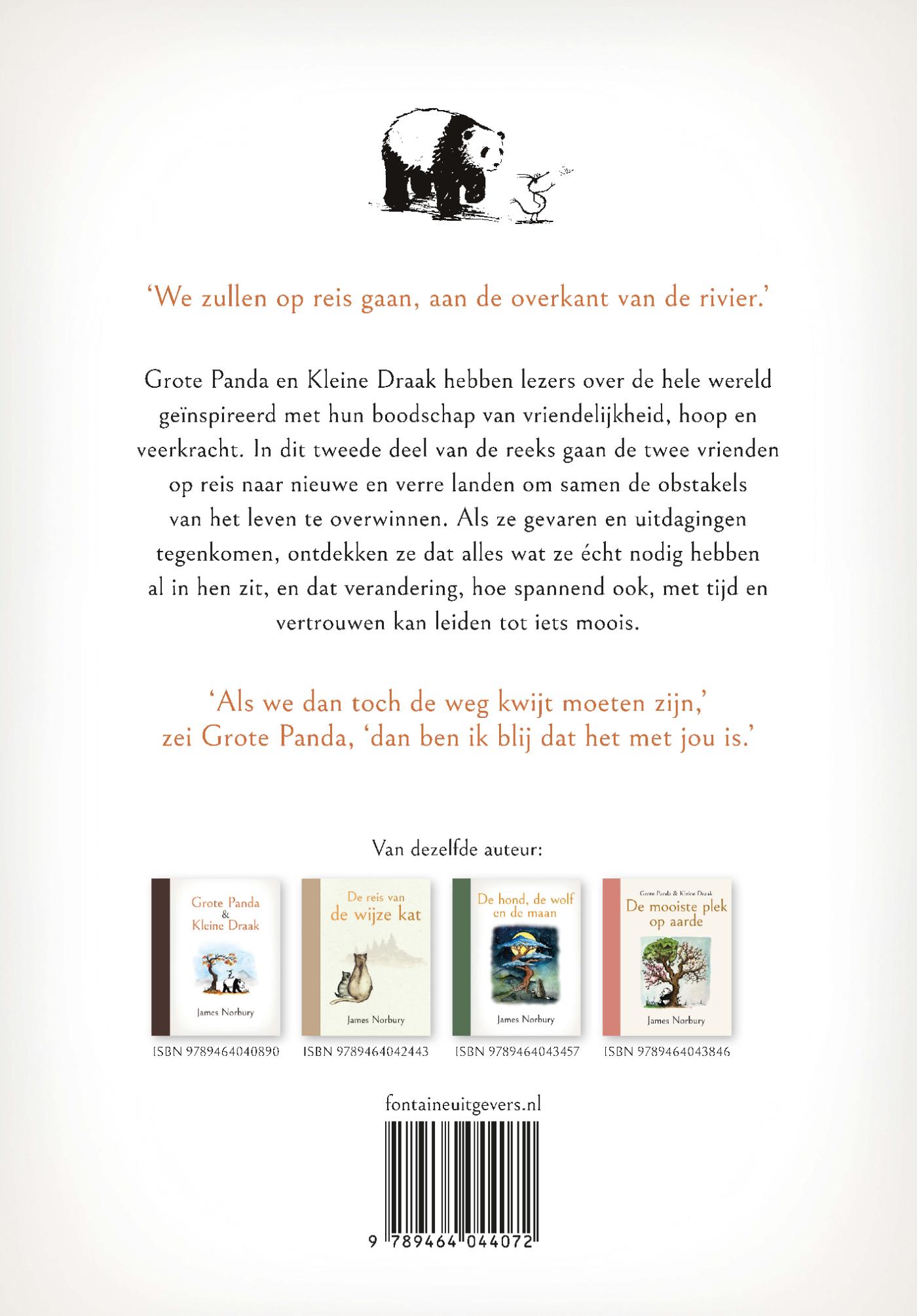 Achterkant van De reis van Grote Panda & Kleine Draak