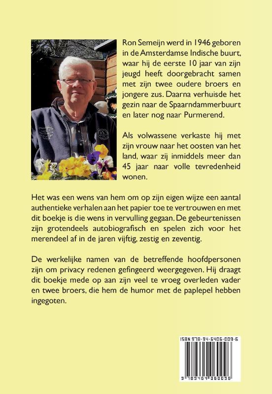 Achterkant van Over Tante Ka, de biggendrijver en anderen