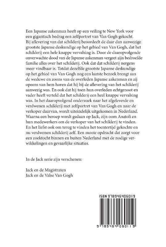 Achterkant van Jack en de Valse Van Gogh
