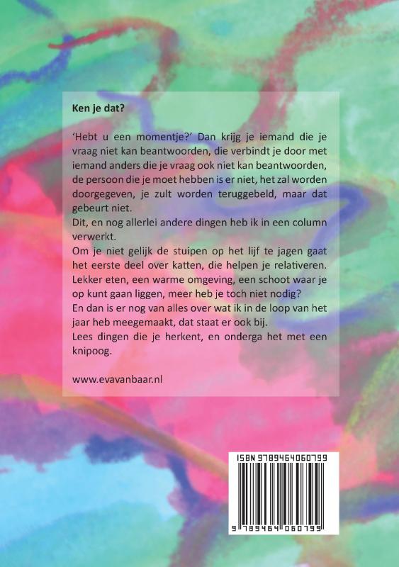 Achterkant van Hoezo omslachtig