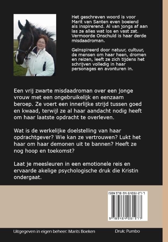 Achterkant van Vermoorde onschuld