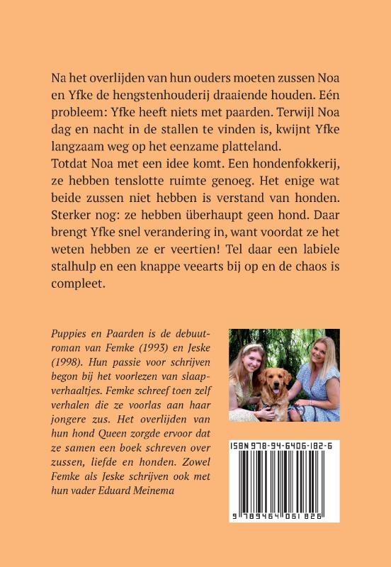 Achterkant van Puppies en Paarden