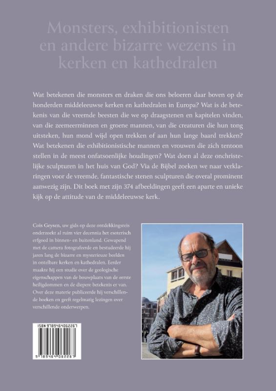 Achterkant van Monsters, exhibitionisten en andere bizarre wezens in kerken en kathedralen