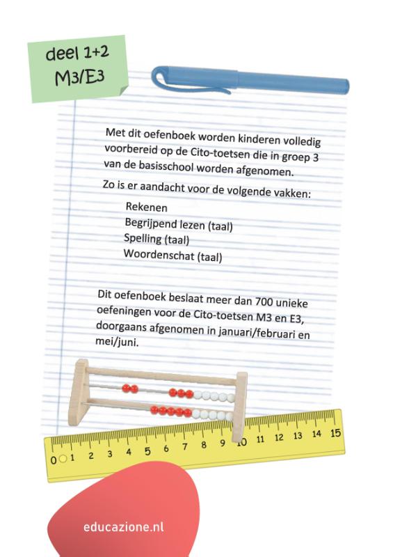Achterkant van 1 en 2 (M3/E3)