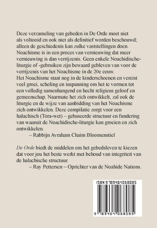 Achterkant van De Orde