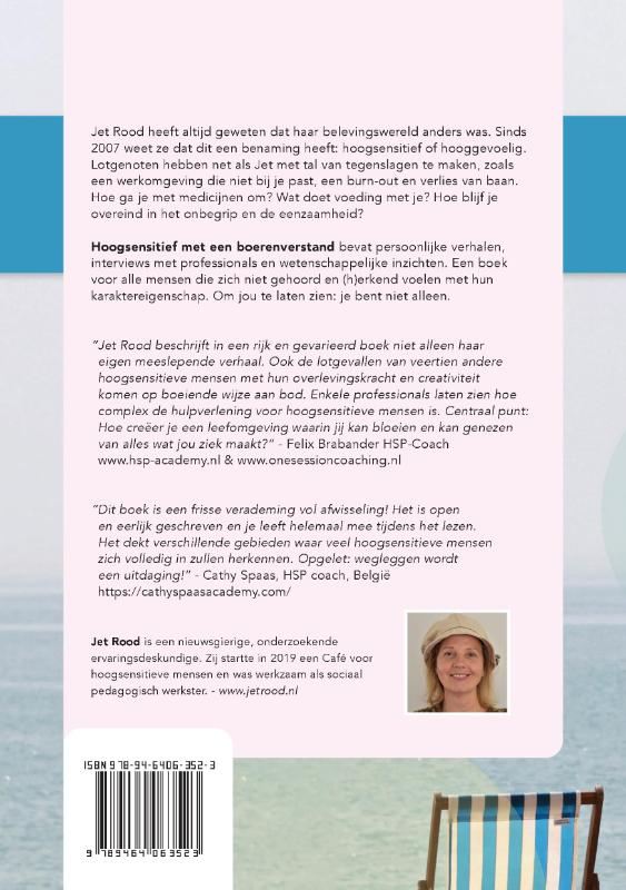 Achterkant van Hoogsensitief met een boerenverstand