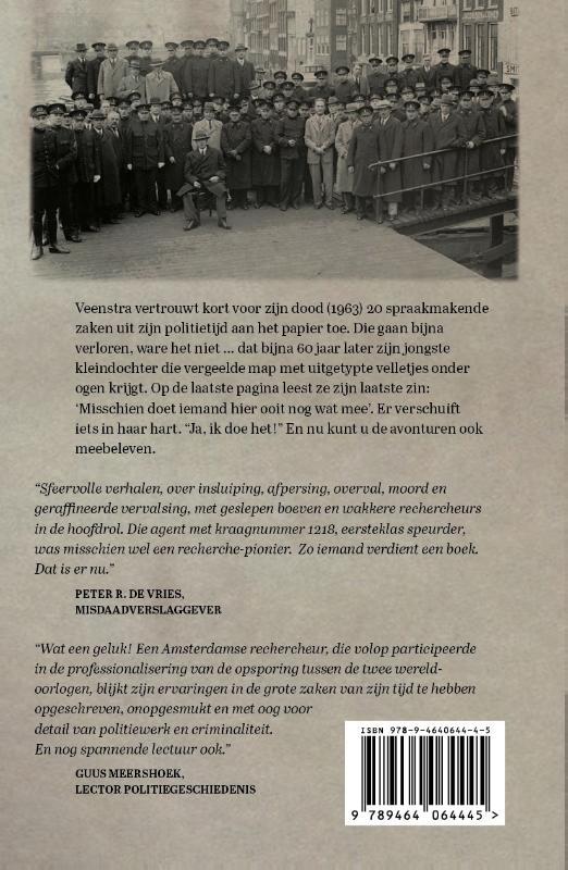 Achterkant van Het testament van agent 1218