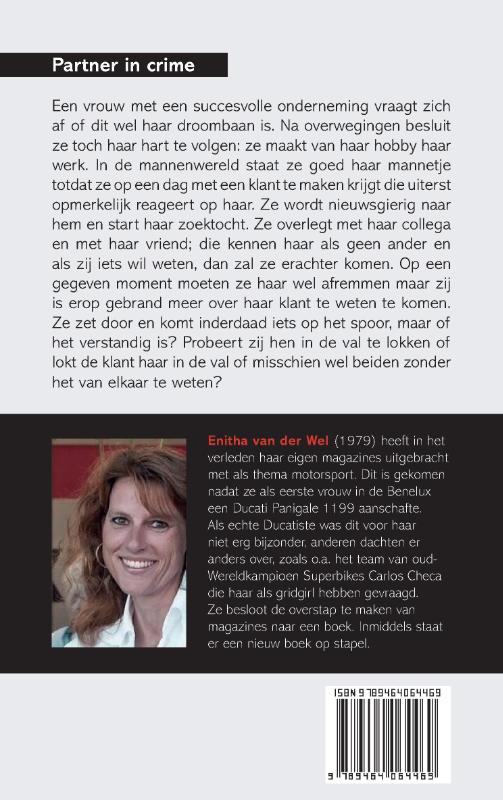 Achterkant van Partner in crime - grootletterboek