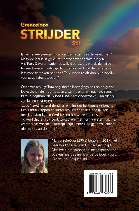 Achterkant van Grenzeloze Strijder
