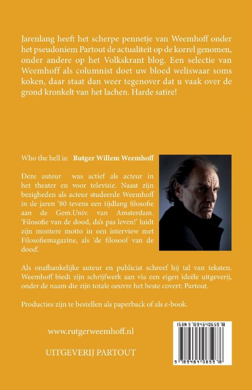 Achterkant van Het blogboek van Partout