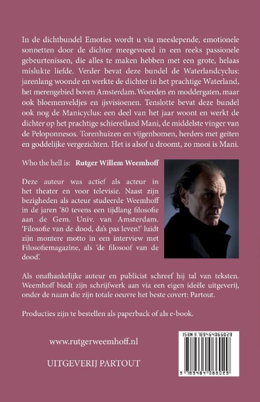 Achterkant van Emoties, sonnettencyclus