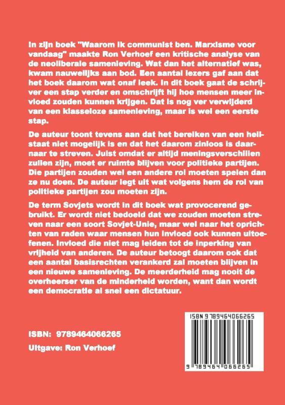Achterkant van Alle macht aan de Sovjets