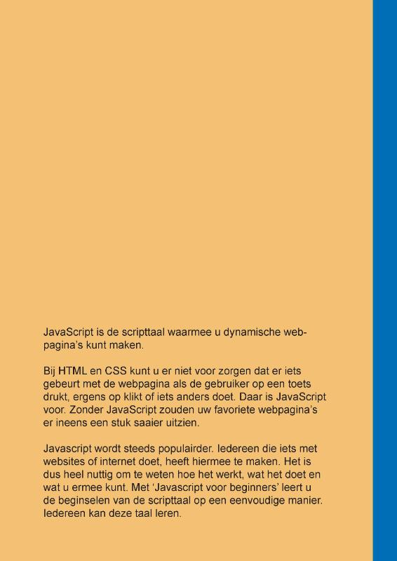 Achterkant van JavaScript voor Beginners