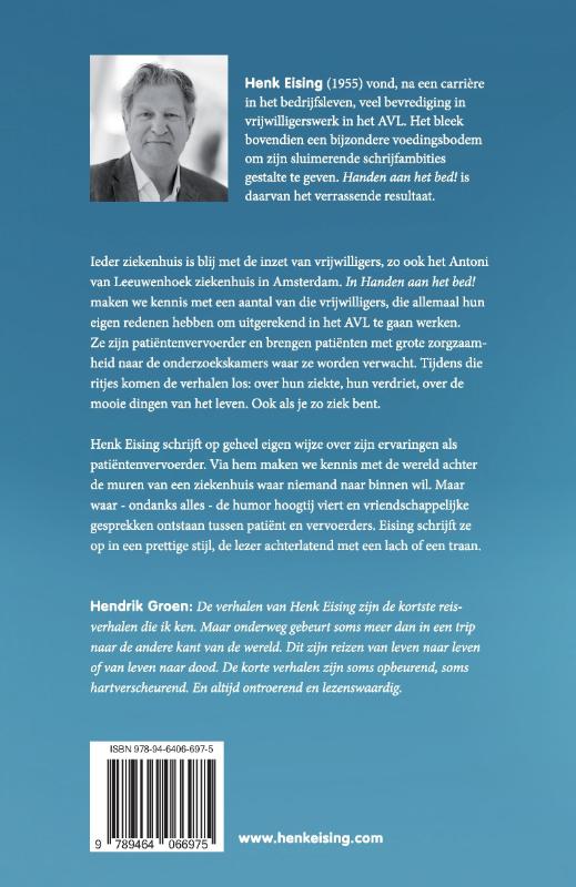 Achterkant van Handen aan het bed!