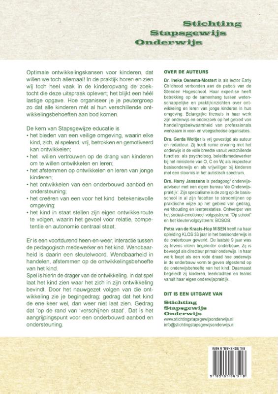 Achterkant van Stapsgewijze educatie