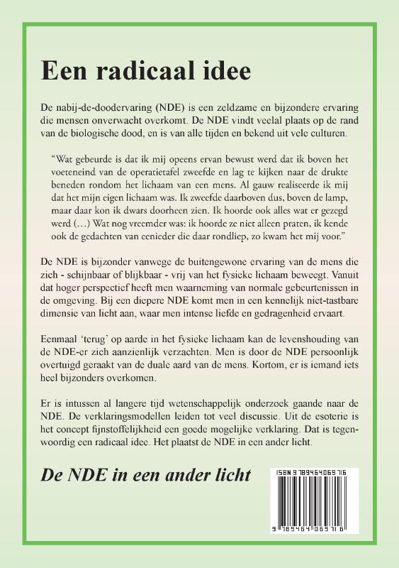 Achterkant van Een radicaal idee