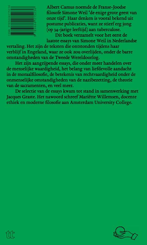 Achterkant van Wat is heilig in de mens?
