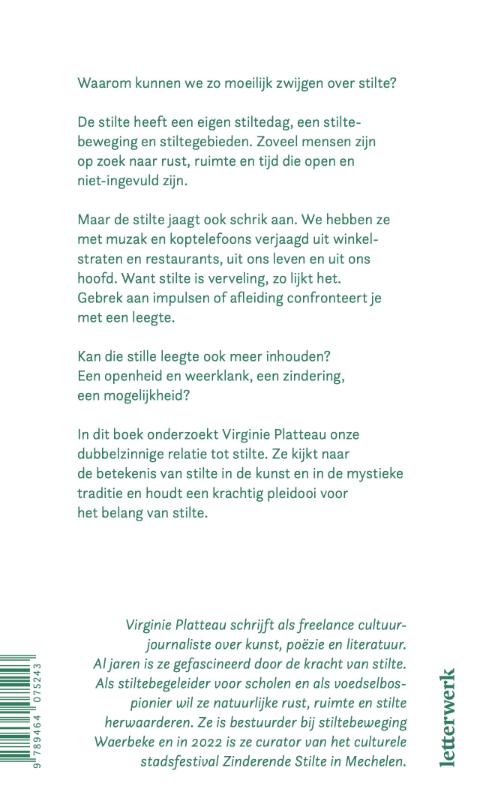 Achterkant van Hoe luidt de stilte?