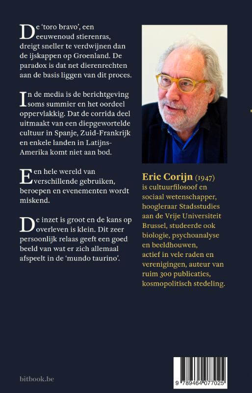 Achterkant van Apologie van een foute interesse, stierenvechten