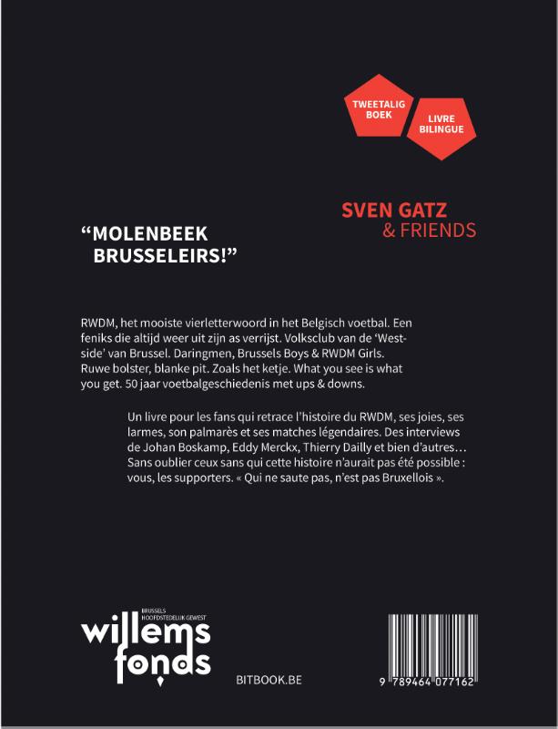 Achterkant van RWDM 50 Years