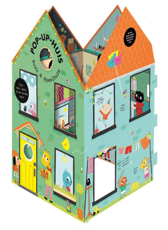 Achterkant van Pop-up-huis