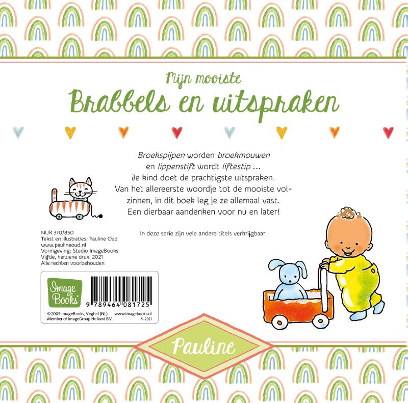 Achterkant van Mijn mooiste Brabbels en uitspraken - Pauline Oud