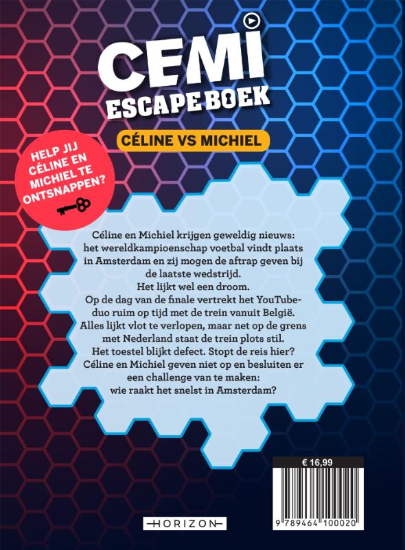 Achterkant van Céline vs. Michiel