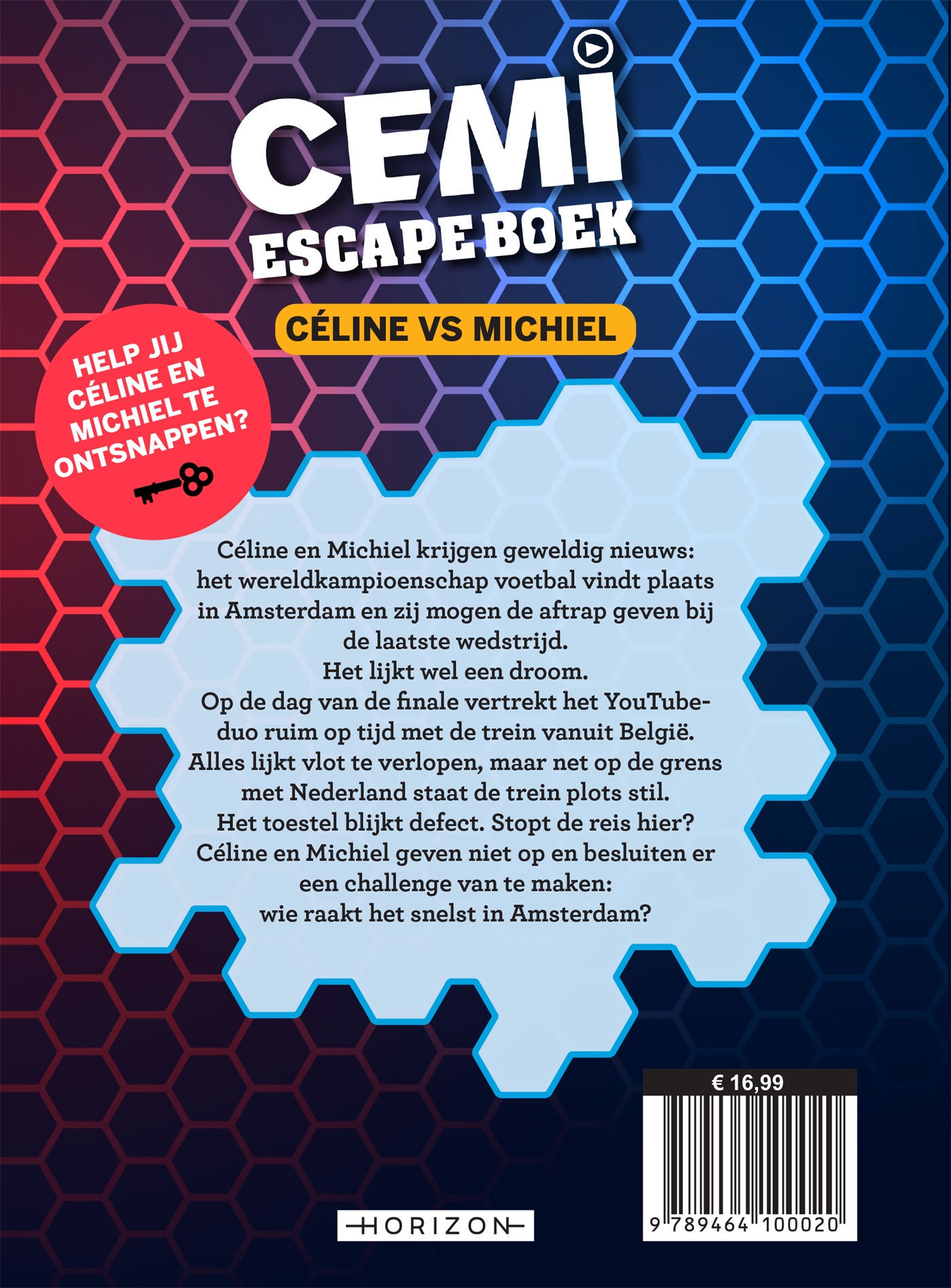 Achterkant van Céline vs. Michiel