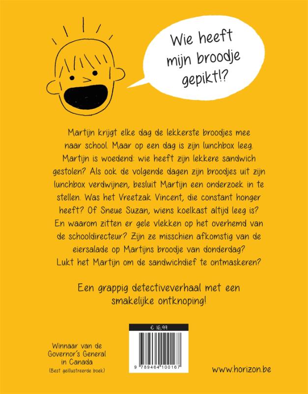 Achterkant van De sandwichdief