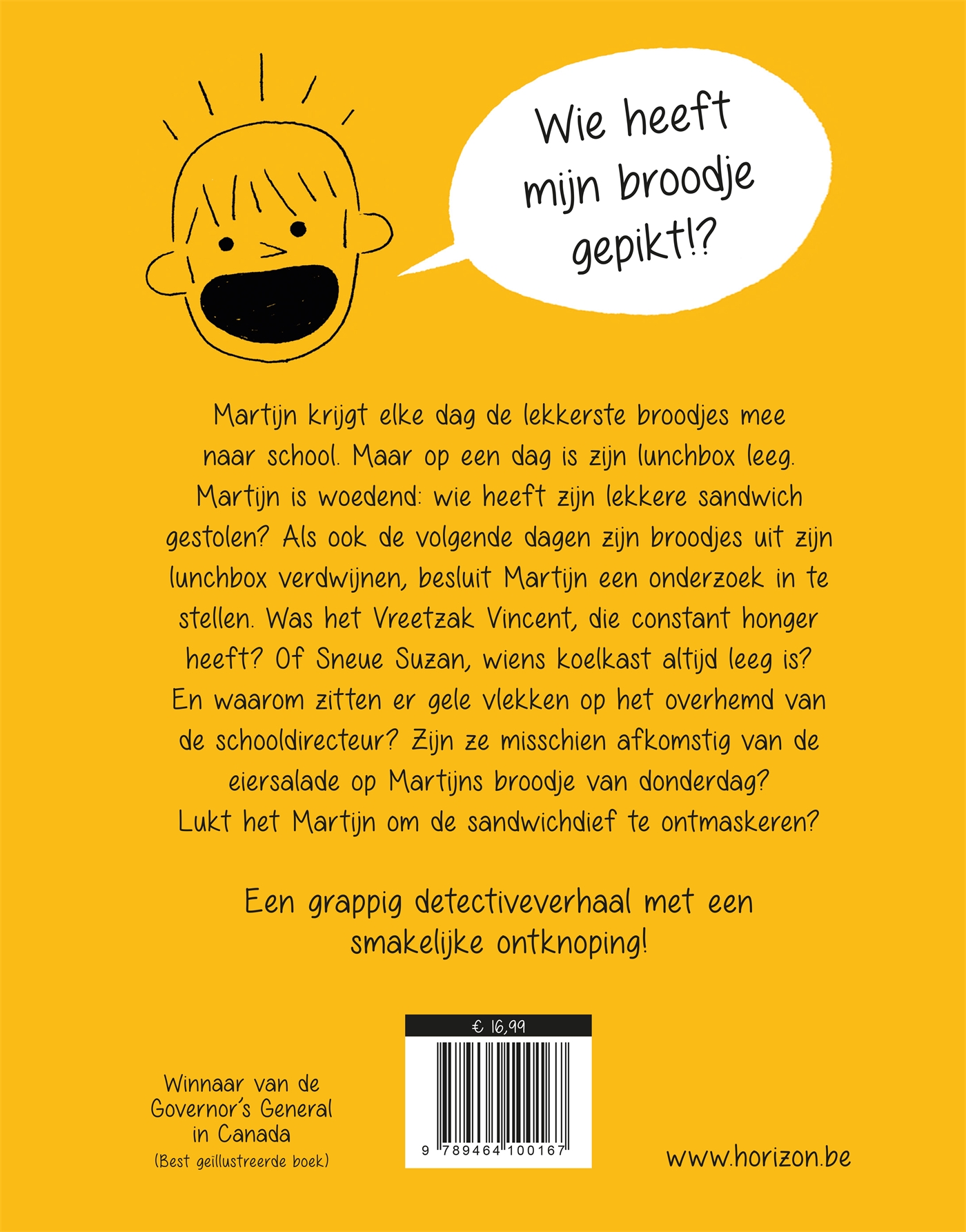 Achterkant van De sandwichdief
