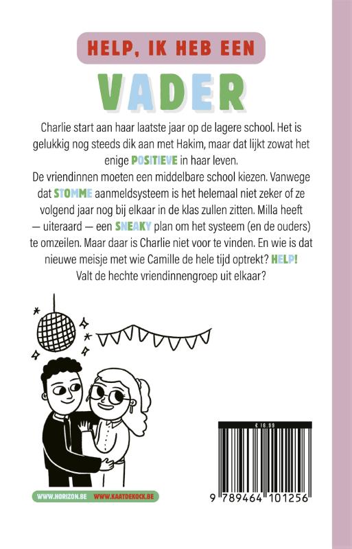 Achterkant van Help, ik heb een vader