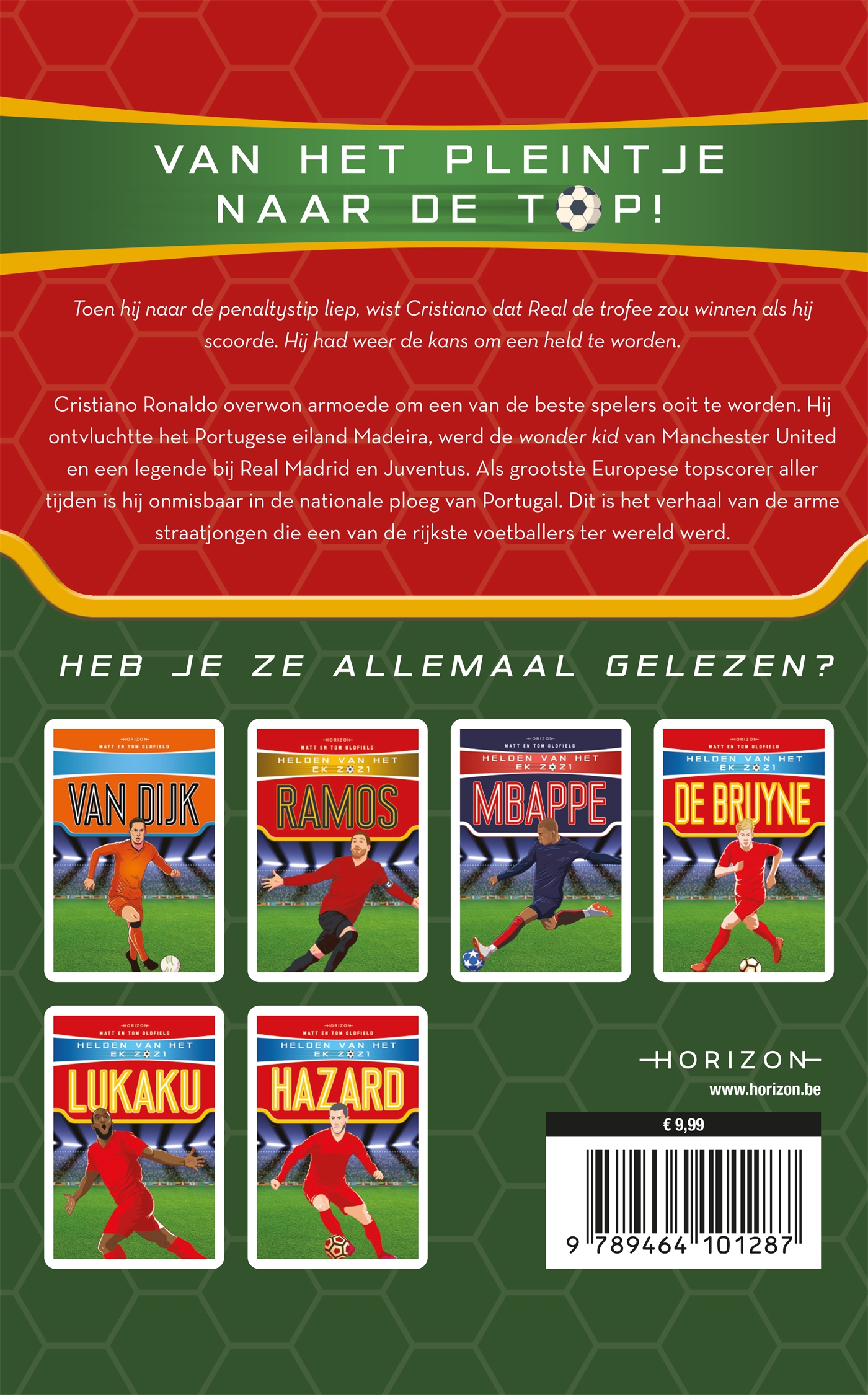 Achterkant van Helden van het EK 2021: Ronaldo