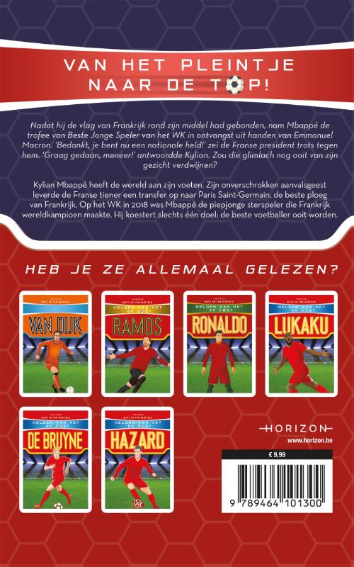 Achterkant van Helden van het EK 2021: Mbappé