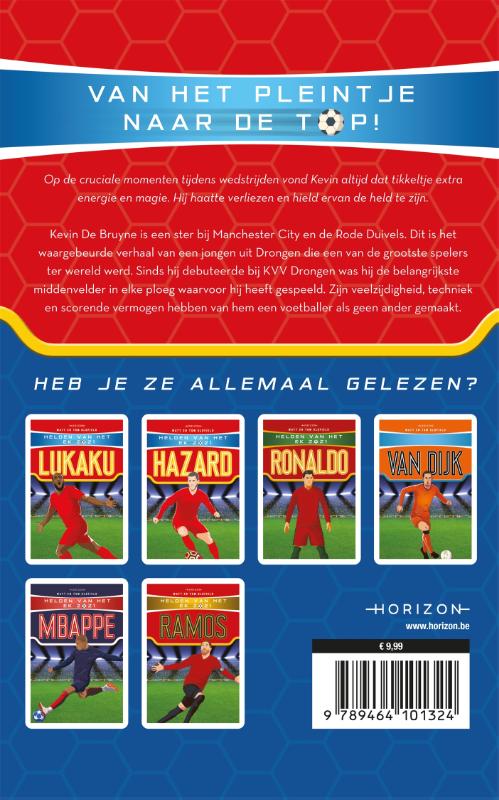 Achterkant van Helden van het EK 2021: De Bruyne