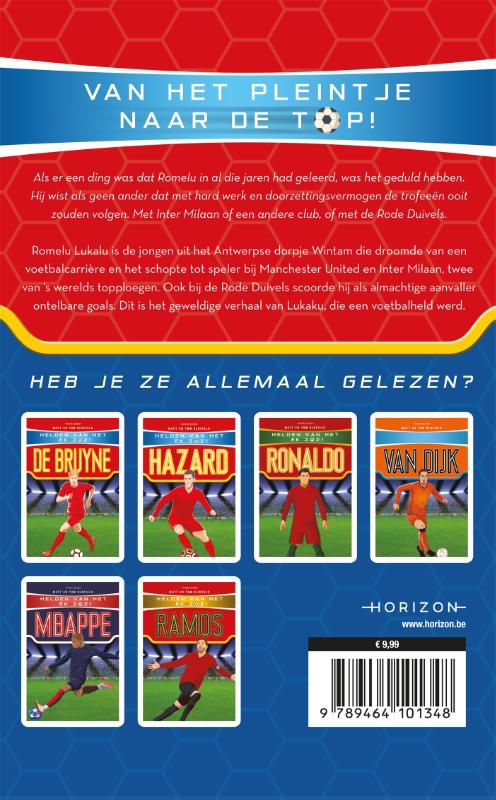 Achterkant van Helden van het EK 2021: Lukaku