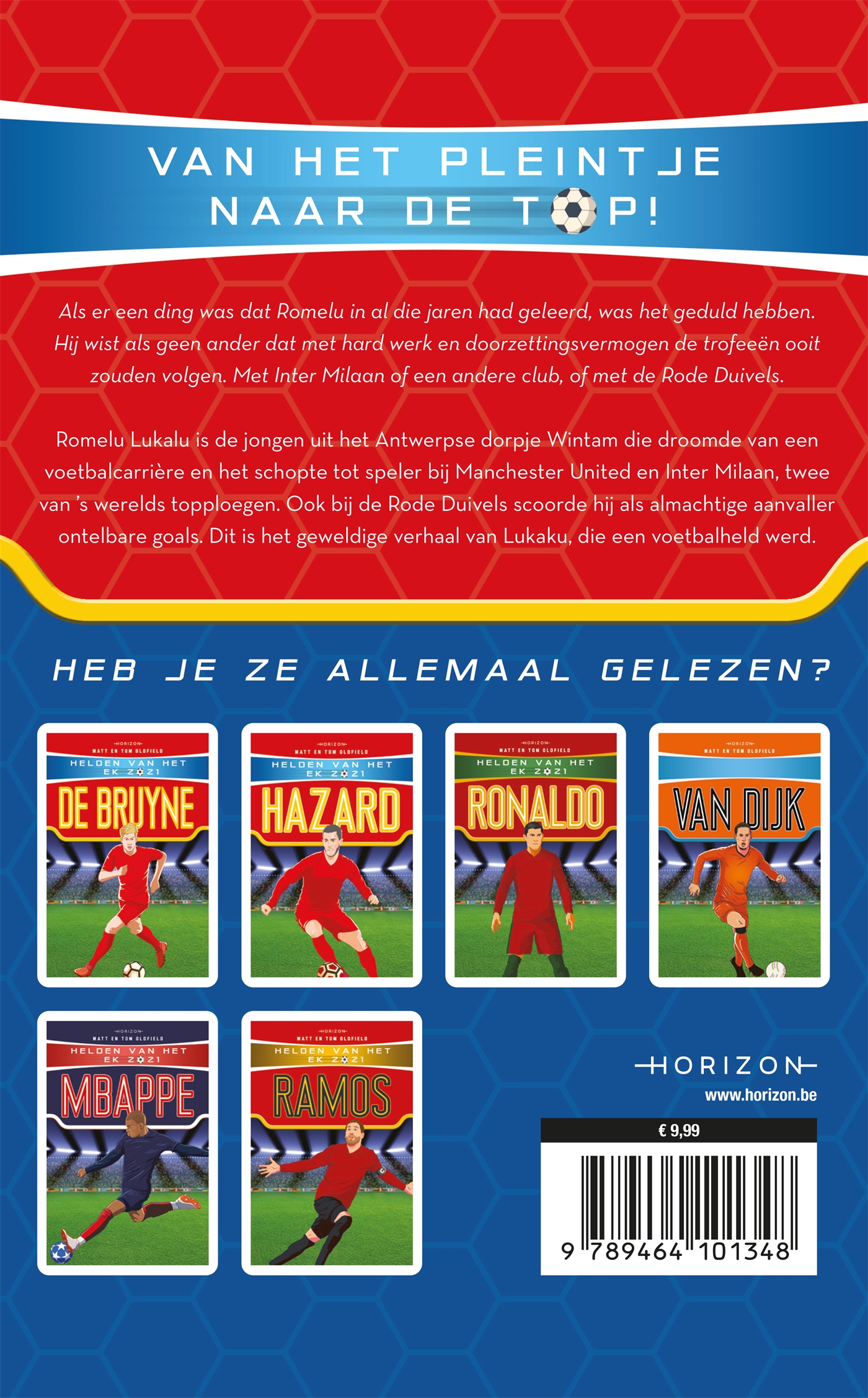 Achterkant van Helden van het EK 2021: Lukaku