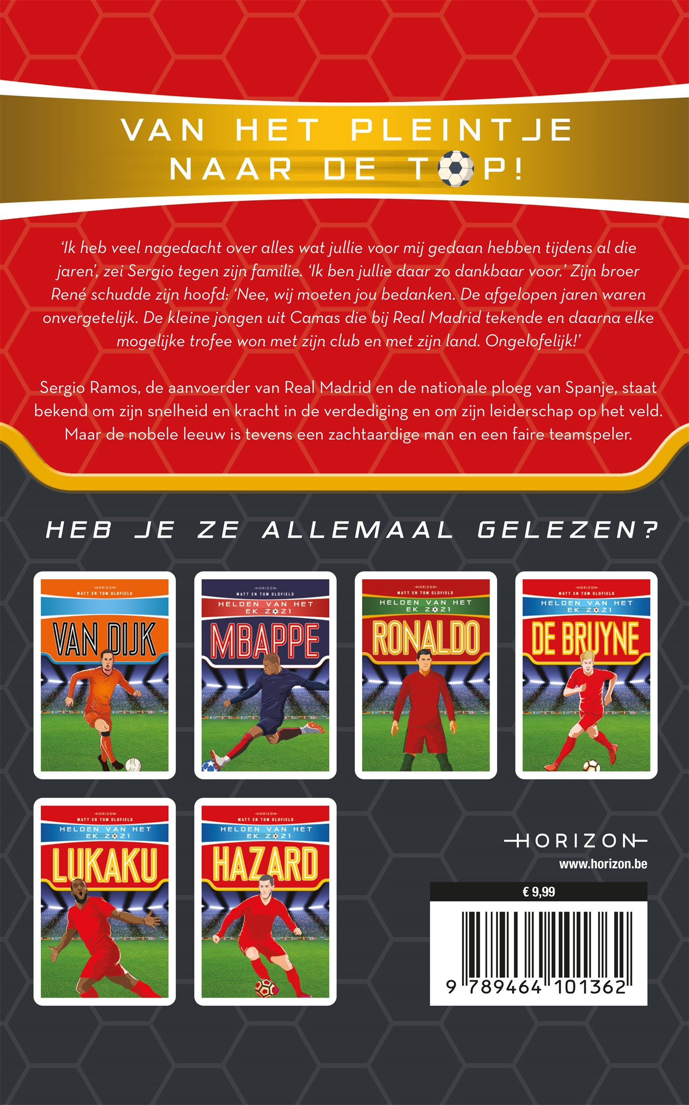 Achterkant van Helden van het EK 2021: Ramos