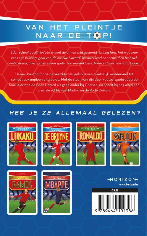 Achterkant van Helden van het EK 2021: Hazard