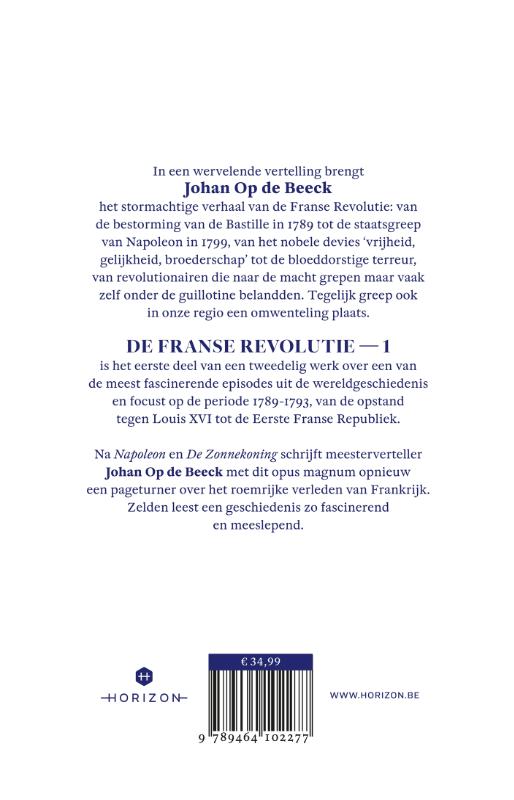 Achterkant van De Franse Revolutie I