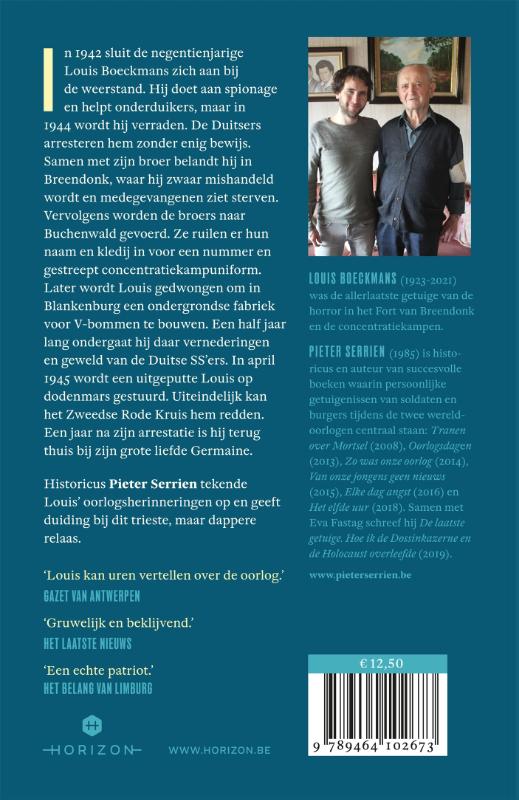 Achterkant van De laatste getuige
