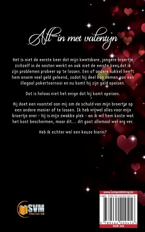 Achterkant van All-in met Valentijn